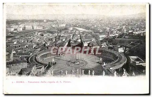 Ansichtskarte AK Roma Panorama Dalla Cupola Di Pietro