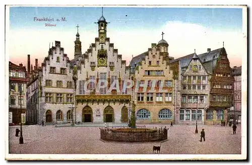 Cartes postales Frankfurt a M Romer
