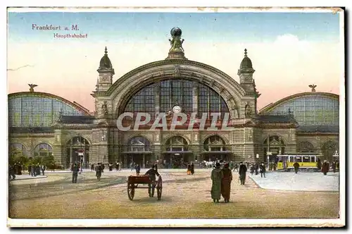 Cartes postales Frankfurt a M Hauptbahnhof