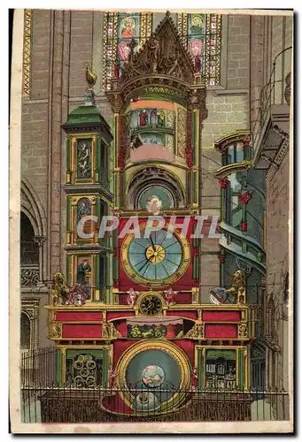 CARTE SYSTEME Strasbourg L'Horloge Astronomique