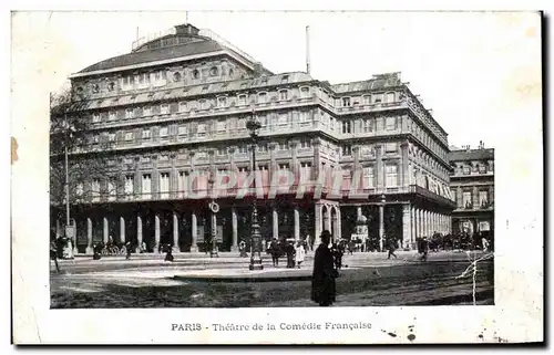 Ansichtskarte AK Paris Theatre de la Comedle Francaise