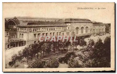 Cartes postales Strasbourg La Gare