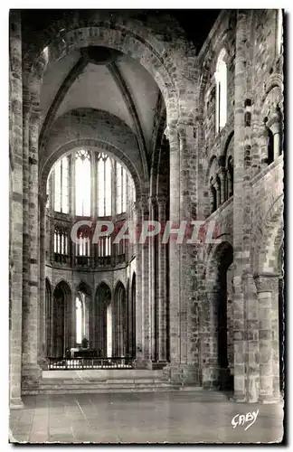 Cartes postales Le Mont St Michel L&#39Abbaye Interieur de l&#39Eglise Romane