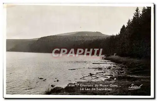 Cartes postales Environs du Mont Dore Le Lac de Servieres