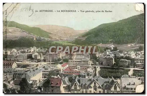 Ansichtskarte AK Auvergne La Bourboule Vue Generale prise du Rocher