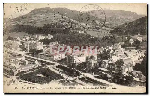 Cartes postales La Bourboule Le Casino et les Hotels The Casino and Hotels