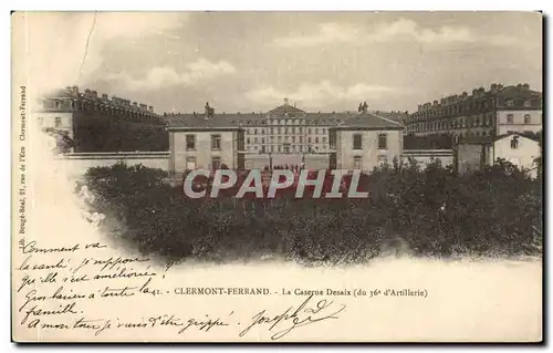 Cartes postales Clermont Ferrand La Caserne Desaix Militaria