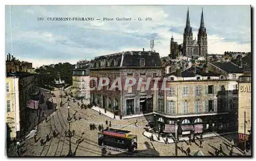 Cartes postales Clermont Ferrand Place Gaillard