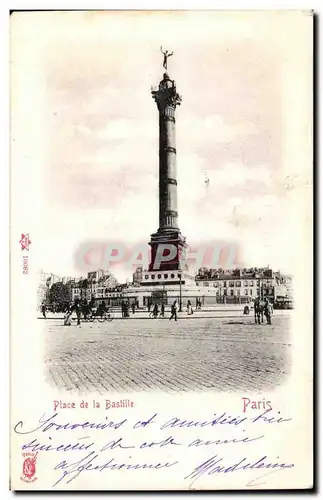 Cartes postales Place de la Bastille Paris