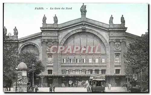 Cartes postales Paris La Gare du Nord