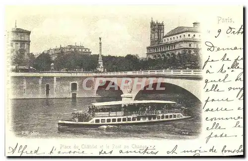 REPRO Paris Place Du Chatelet Et L Pont Du Change