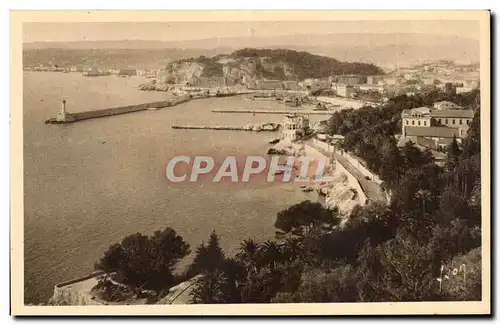 Cartes postales La Cote d&#39Azur Nice Vue Generale Et Le Mont Boron