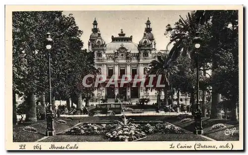 Cartes postales Monte Carlo Le Casino