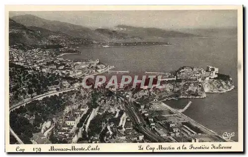 Cartes postales Monaco Monte Carlo Le Cap Maryin Et La