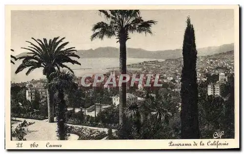 Cartes postales Cannes Panorama De La Californie