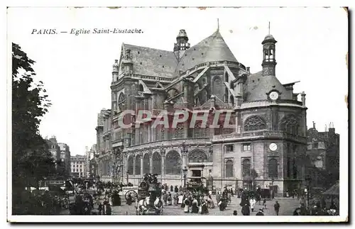 Cartes postales Paris Eglise Saint Eustache