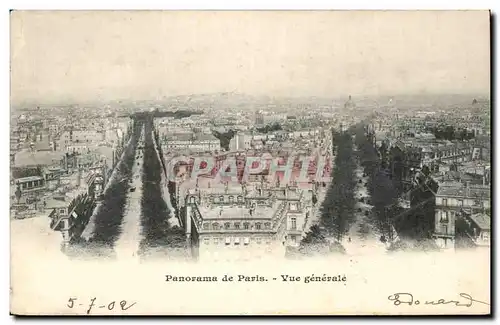 Cartes postales Paris Panorama Vue Generale