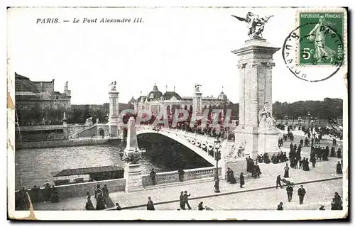 Cartes postales Paris Le Pont Alexandre