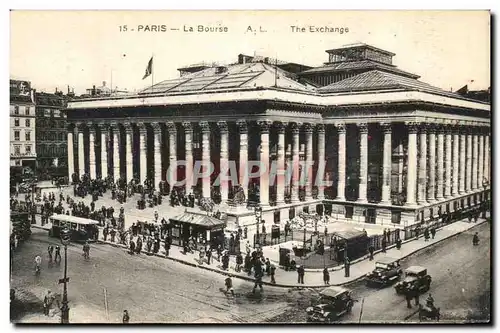 Cartes postales Paris La Bourse