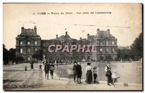 Ansichtskarte AK Paris Palais du Senat Vue Prise du Luxembourg