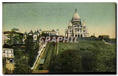 Cartes postales Paris Sacre Coeur Montmartre