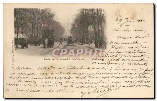 Cartes postales Paris Boulevard Saint Michel