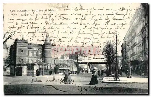 Cartes postales Paris Boulevard Diderot