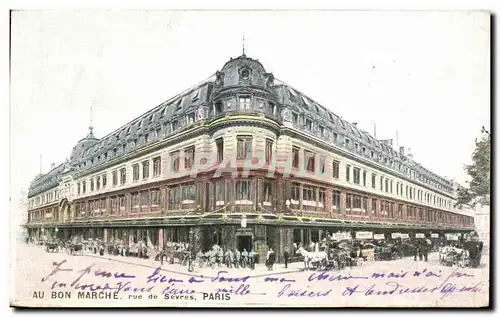 Cartes postales Au Bon Marche Rue de Sevres Paris