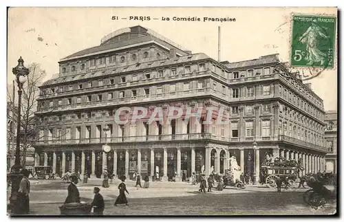 Cartes postales Paris Le Comedie Francaise