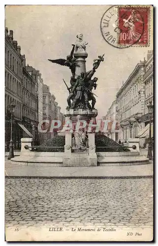 Cartes postales Lille Le Monument de testelin