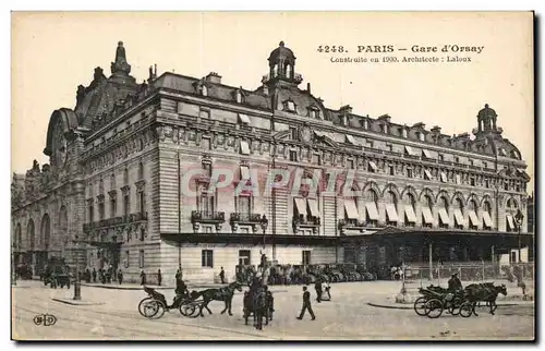 Cartes postales Paris Gare d&#39Orsay Construite en 1900 Laloux