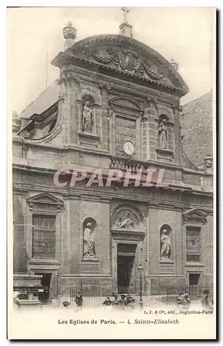 Ansichtskarte AK Les Eglise de Paris Sainte Elisabeth