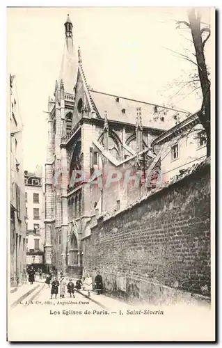 Cartes postales Les Eglise de Paris Saint Severin Enfants