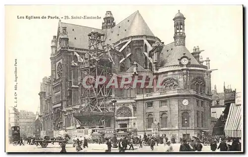 Ansichtskarte AK Les Eglise de Paris Saint Eustache