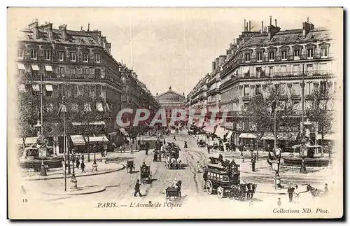 Cartes postales Paris L&#39Avenue de l&#39Opera