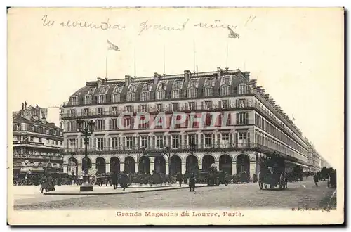 Cartes postales Grands Magasins du Louvre Paris