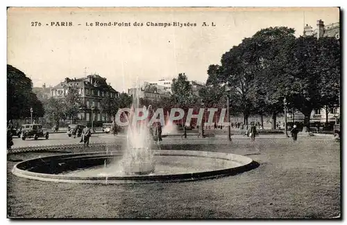 Ansichtskarte AK Paris Le Rond Point des Champs Elysees