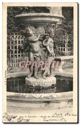 Cartes postales Pare de Versailles Bassin des Marmousets Angelots