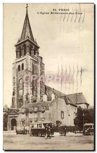 Cartes postales Paris L&#39Eglise St Germain des Pres