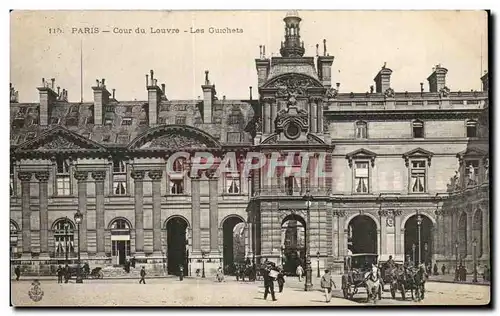 Cartes postales Paris Cour du Louvre Les Guichets