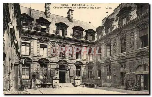 Ansichtskarte AK Paris Cour Interieure de L&#39ancien Hotel Sully