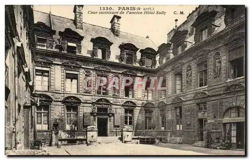 Cartes postales Paris Cour Interieure de L&#39ancien Hotel Sully