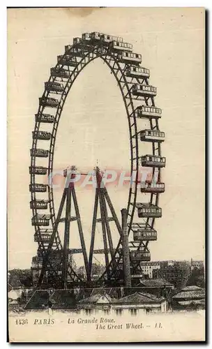 Cartes postales Paris La Grande Roue