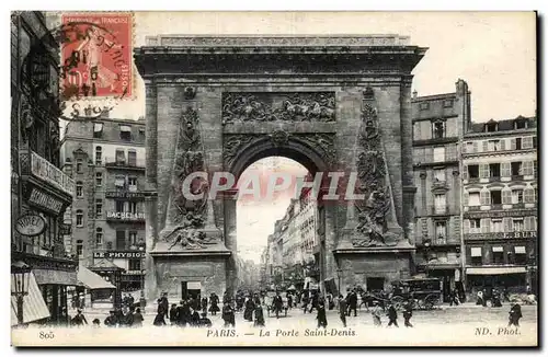 Cartes postales Paris La Porte Saint Denis