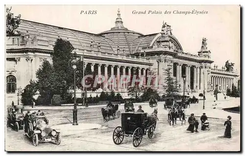 Ansichtskarte AK Paris Grand Palais des Champs Elysees Automobile