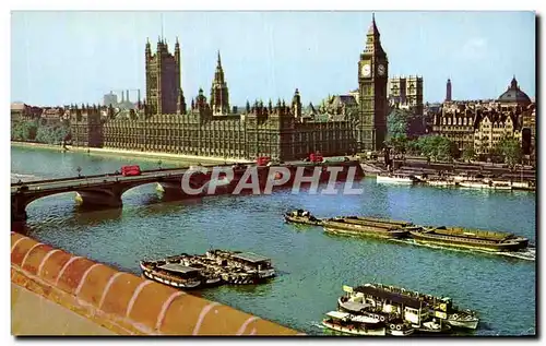 Cartes postales Houses of Parliament Westminster Bridge London