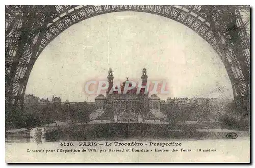 REPRO Paris Le Trocadero Perspective Tour Eiffel