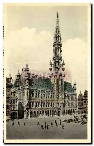 Cartes postales Bruxelles Hotel de Ville Brussel Stadhuis