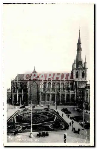 Cartes postales Liege Cathedrale Saint Paul
