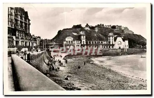 Cartes postales Granville La Plage au Fond le Casino